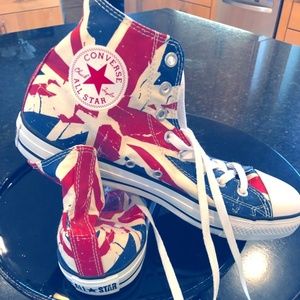 New Converse All Star Hi tops Union Jack